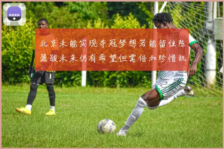 北京未能实现夺冠梦想若能留住陈盈骏未来仍有希望但需倍加珍惜机会
